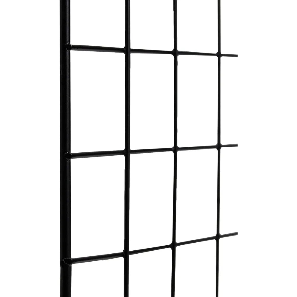 Basics Cube Wire Grid Stackable Storage Shelves 6 Cube Black