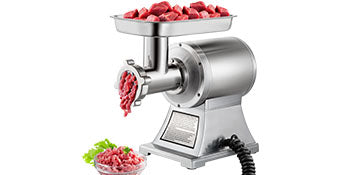 SucceBuy 250Kg/H Electric Meat Mincer Grinder Commercial Kitchen Chopper Food Processor Sausage Maker Machine Home Appliance