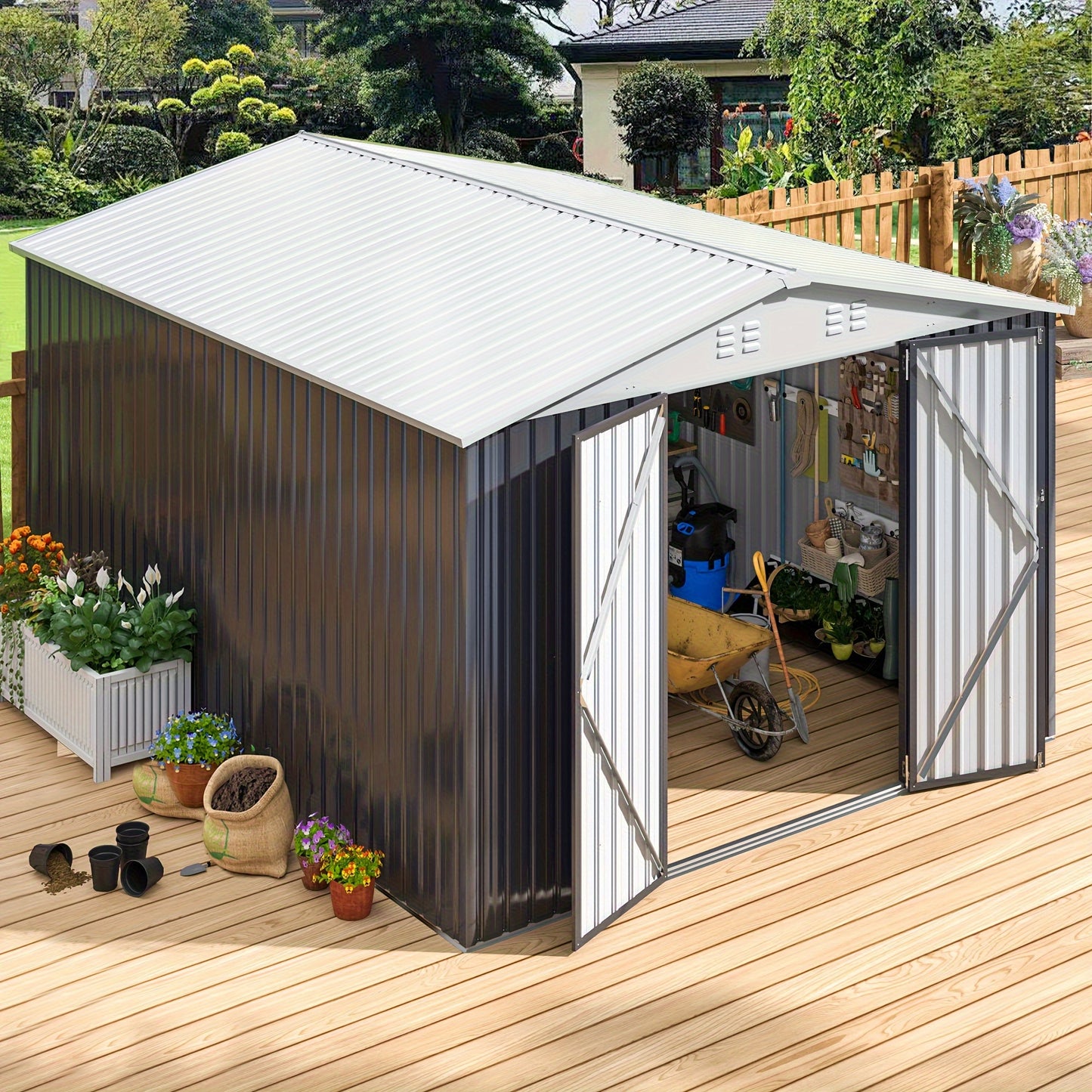 Large Garden Shed for Backyard