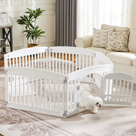 Six Panel Dog Playpen Safe And Secure Indoor Outdoor Fence