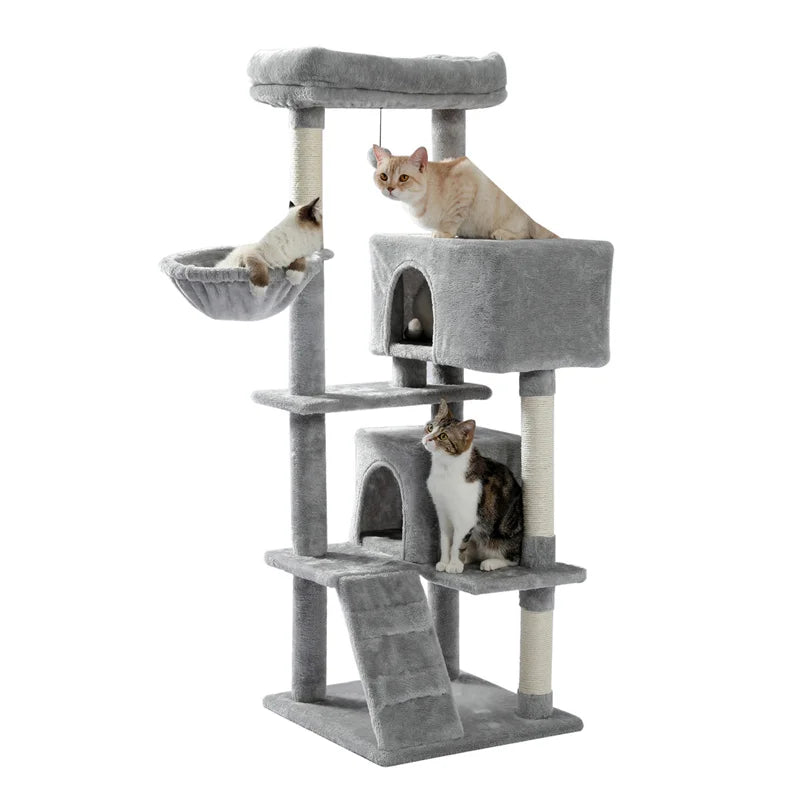 Luxury Cat Tree Multi Level Tower With Condo And Perches