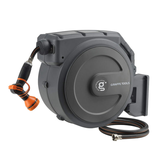 Giraffe Tools AW40 Retractable Hose Reel 90 Ft Wall Mounted