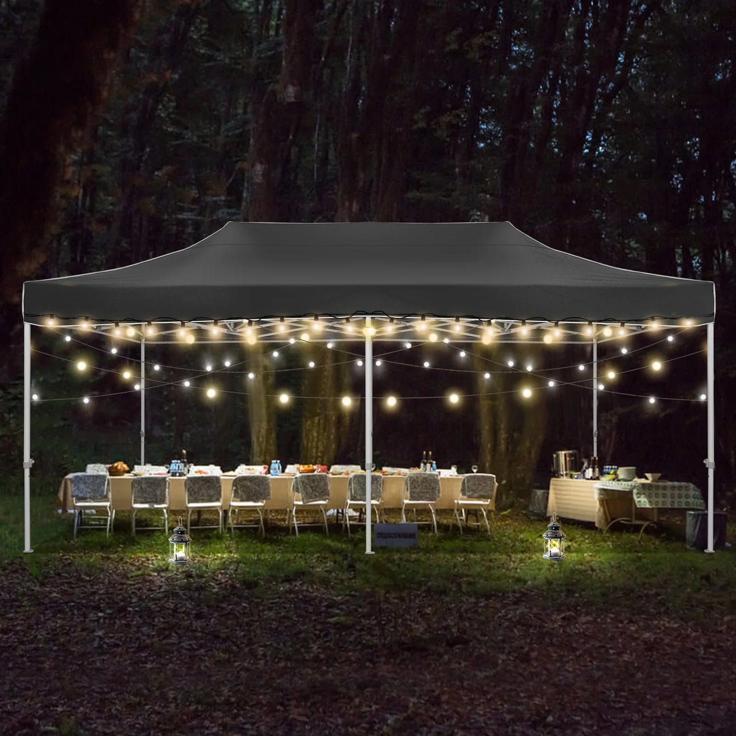 10x20 Pop Up Canopy Tent Waterproof With Roller Bag