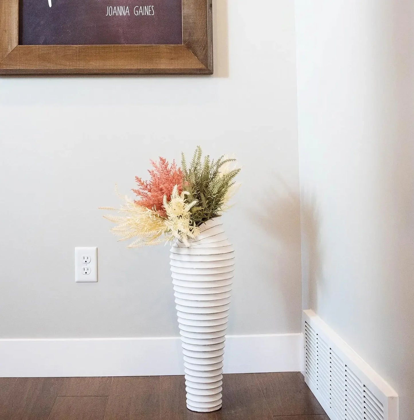 Floor Decoration Vase Wooden Vase for Room Décor Free Shipping