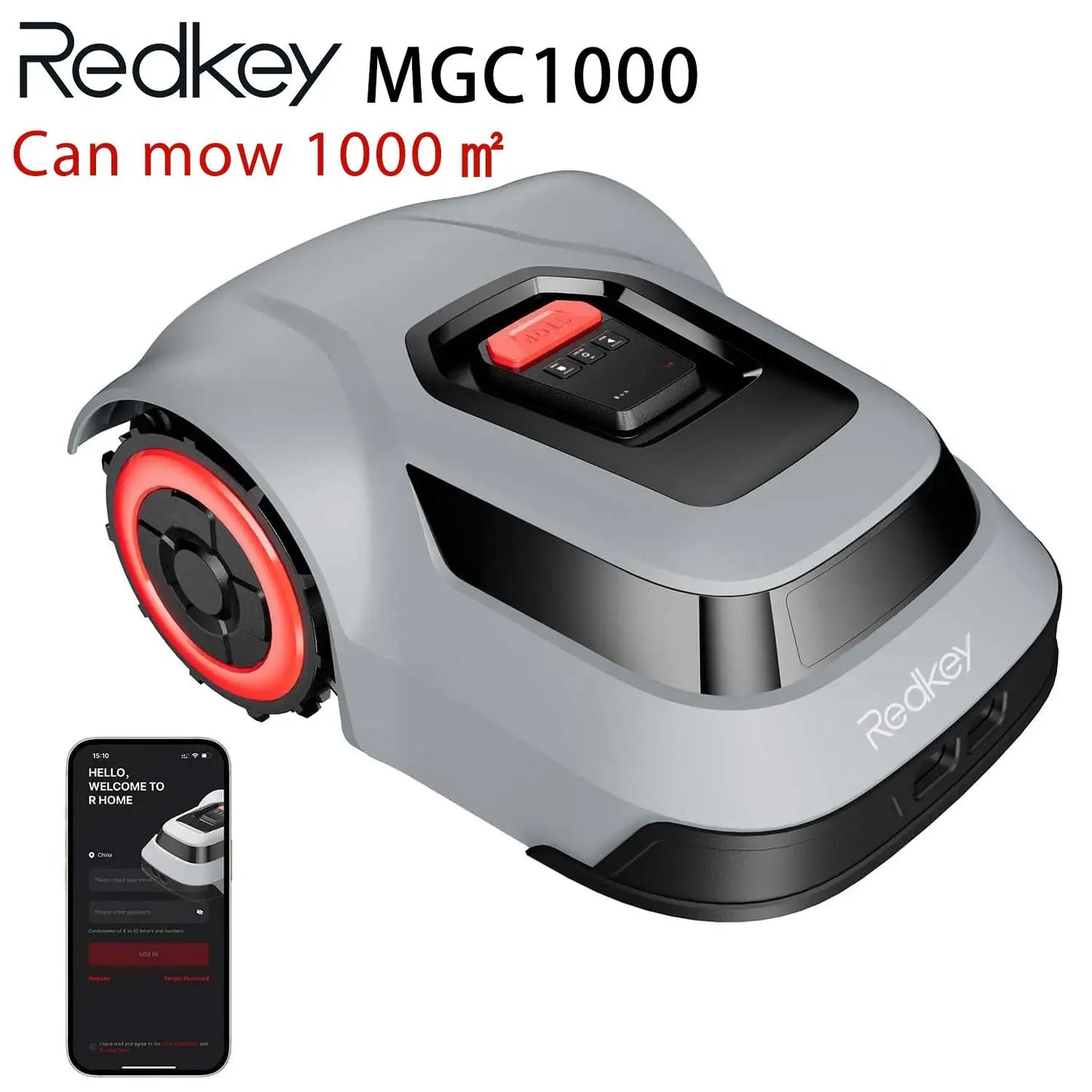 Redkey CTOF Robotic Lawn Mower MGC800 MGC1000 App Control
