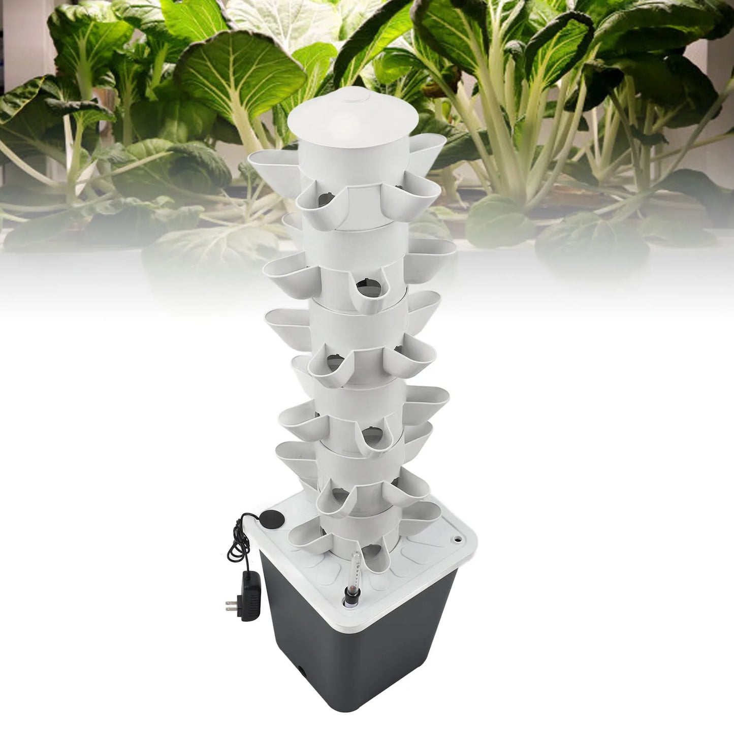 Hydroponics Tower 30 Hole Planting System With 20L Tank