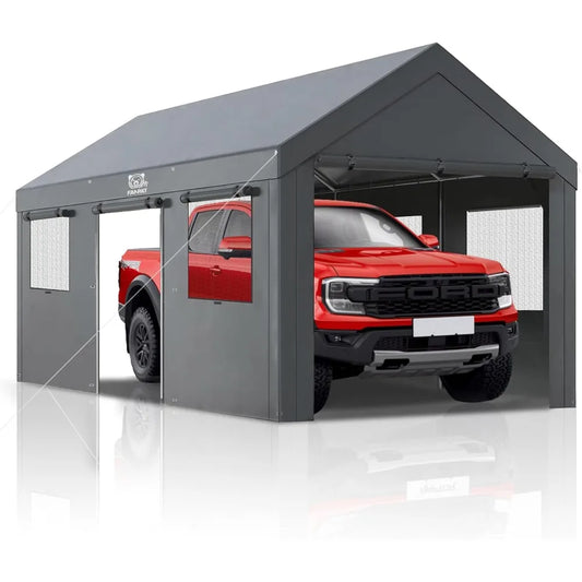 Heavy Duty 10x20 Carport Garage Shelter Pro All Weather