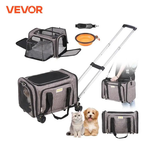 VEVOR Pet Cat Carrier Breathable Outgoing Dog Carry Backpack