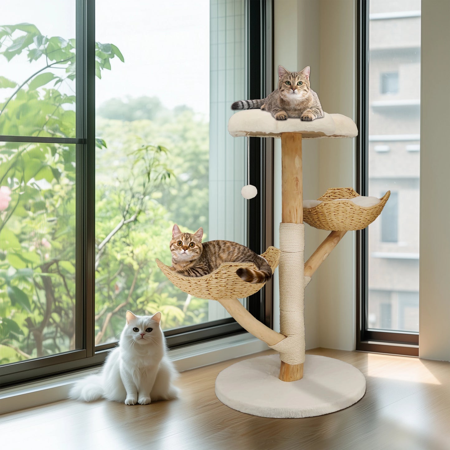 Bingopaw Cat Tree Tower Condo Scratching Post for Kittens