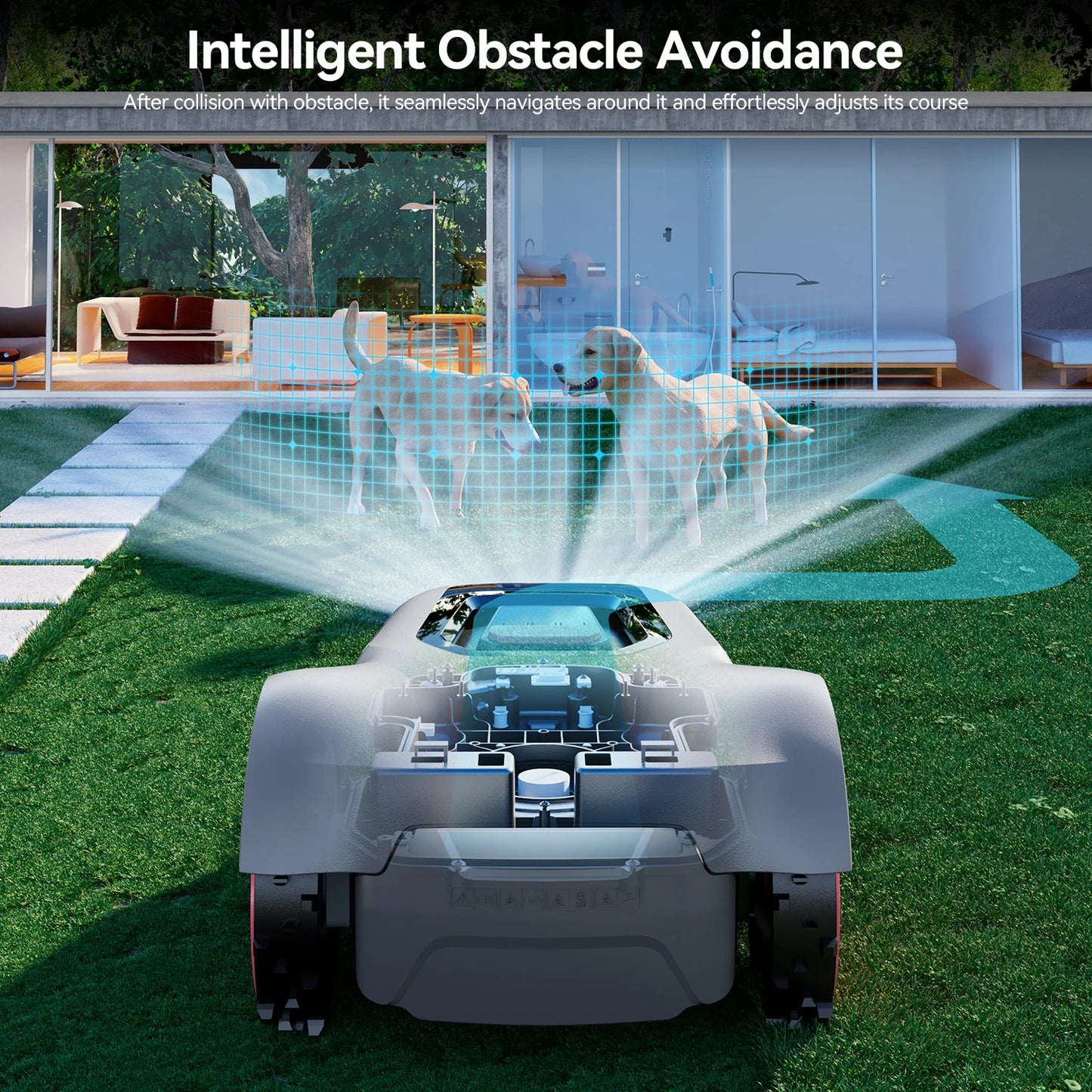 Redkey CTOF Robotic Lawn Mower MGC800 MGC1000 App Control
