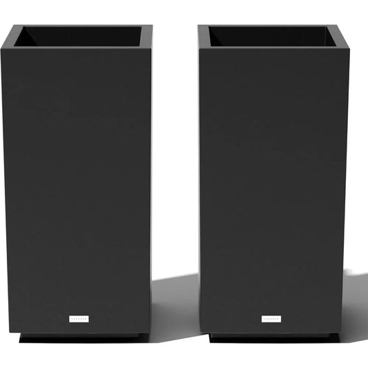 Veradek Block Series Pedestal Planter Tall All Weather