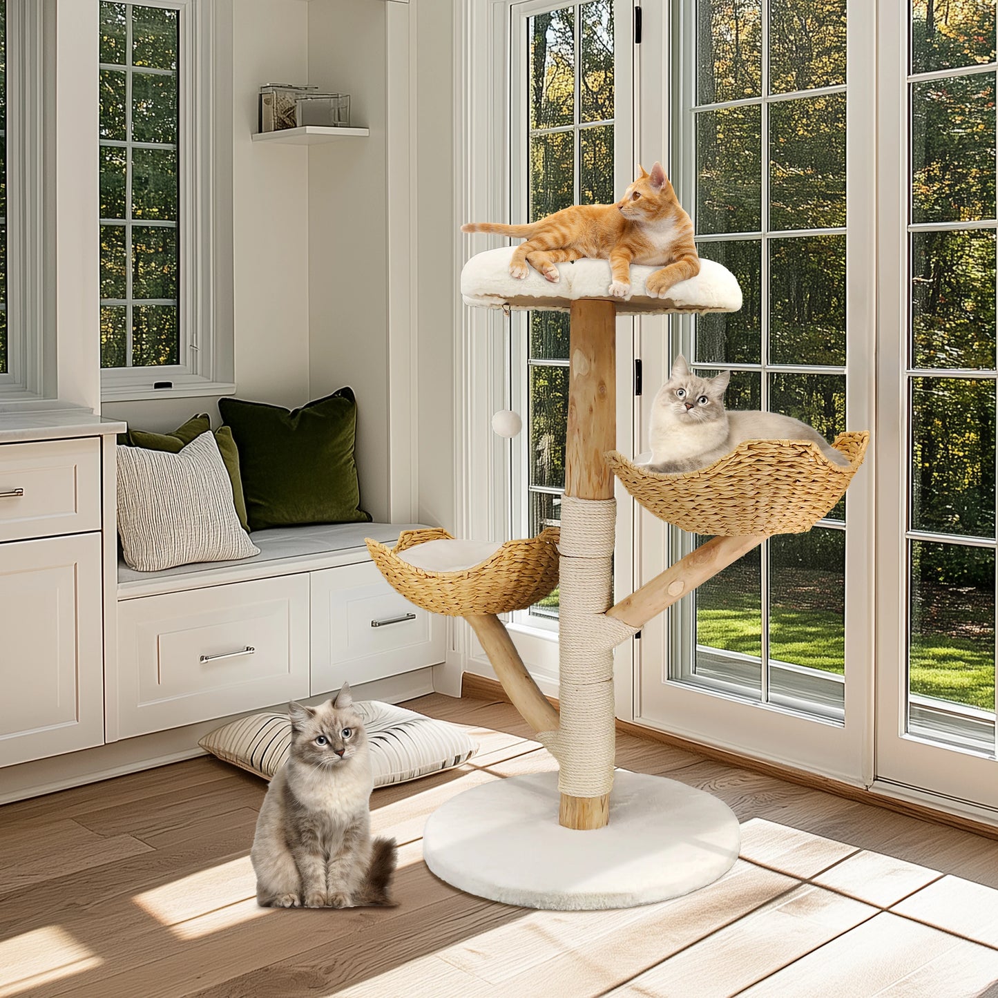 Bingopaw Cat Tree Tower Condo Scratching Post for Kittens