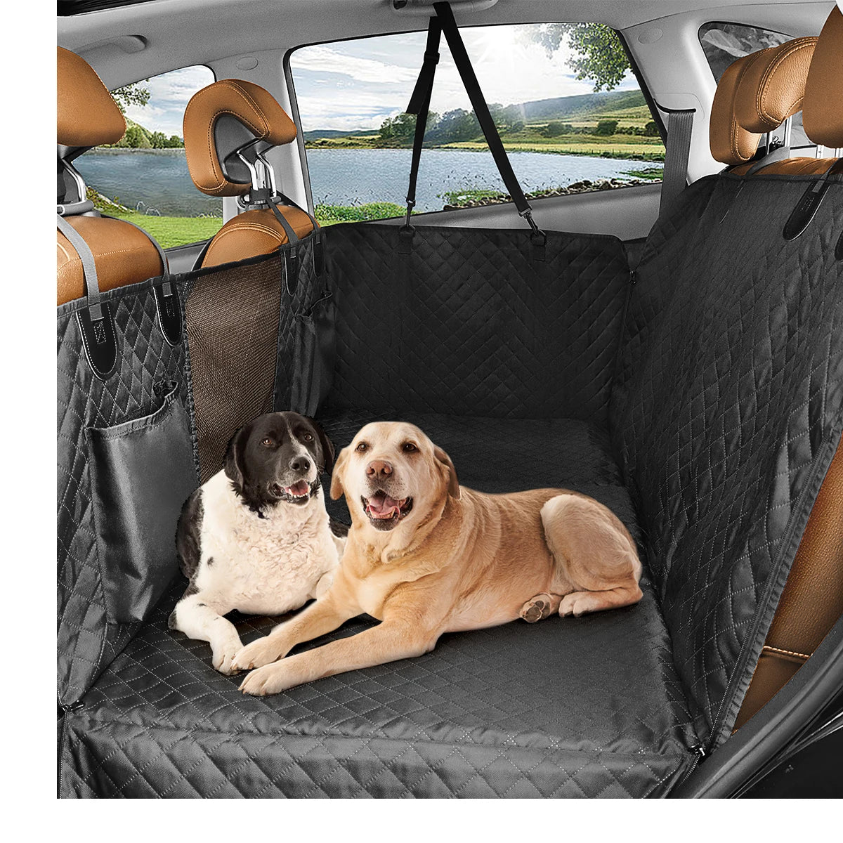 Dog Car Back Seat Extender Hammock Protector Waterproof
