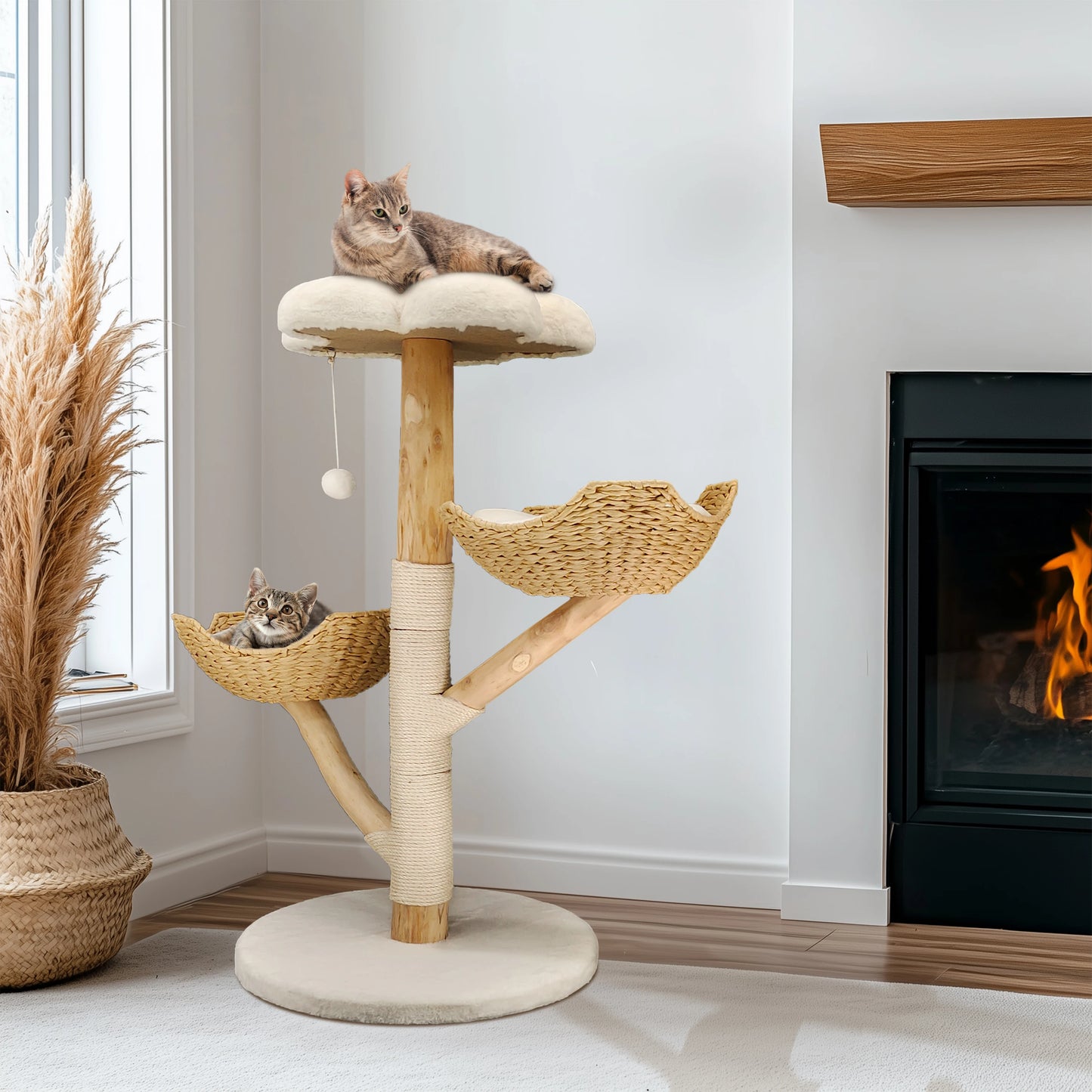 Bingopaw Cat Tree Tower Condo Scratching Post for Kittens