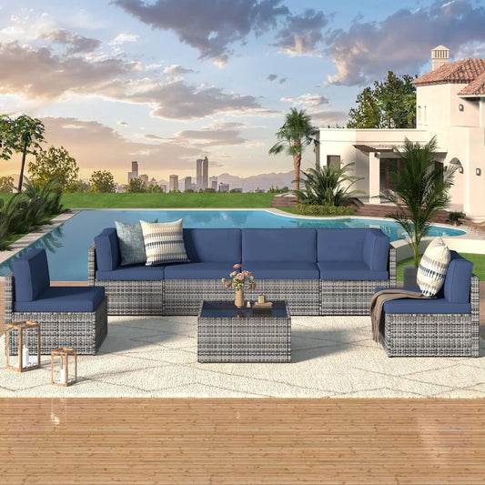 Modern Outdoor Sectional Furniture Chair Set for Patio