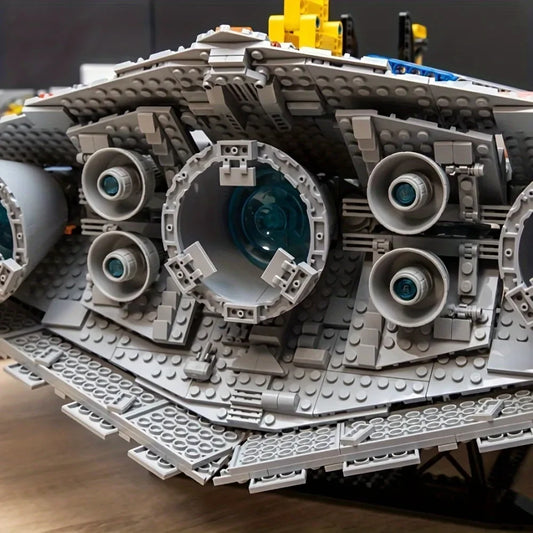4784 Piece Ultimate Starship Building Blocks Realistic Spacecraft Model Gift