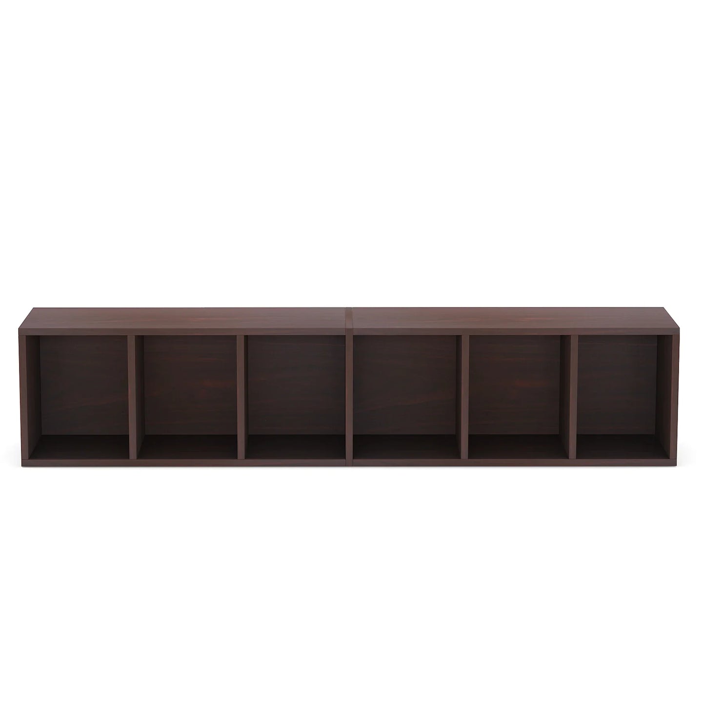 Tribesigns 70.9 Inch Tall Narrow Bookcase, Rustic Corner Bookcase with Storage, 6 Tier Cube Display Shelves for Home Office
