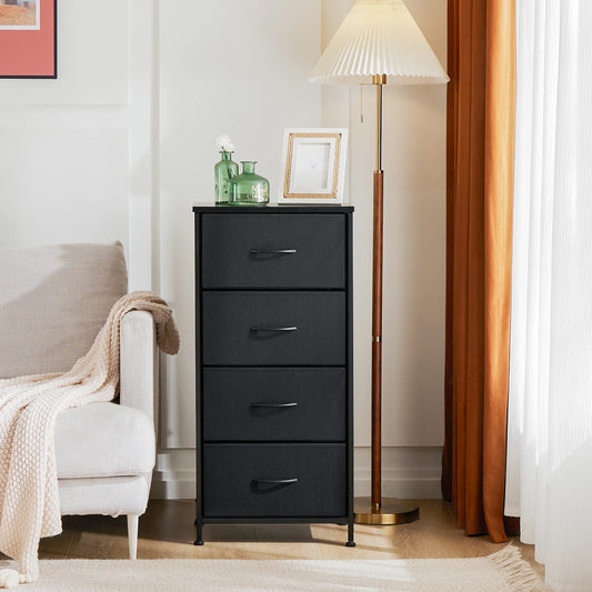 JHK 4 Fabric Living Room Cabinet With Wardrobe Steel Frame