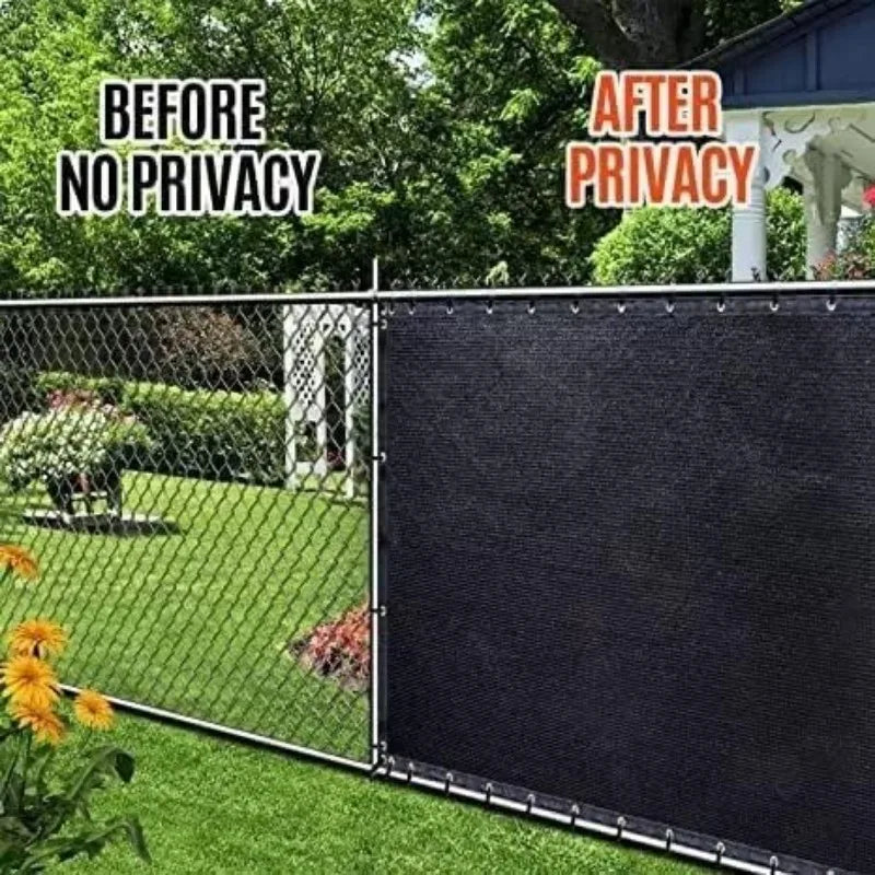 180GSM Fence Privacy Screen Heavy Duty Garden Black