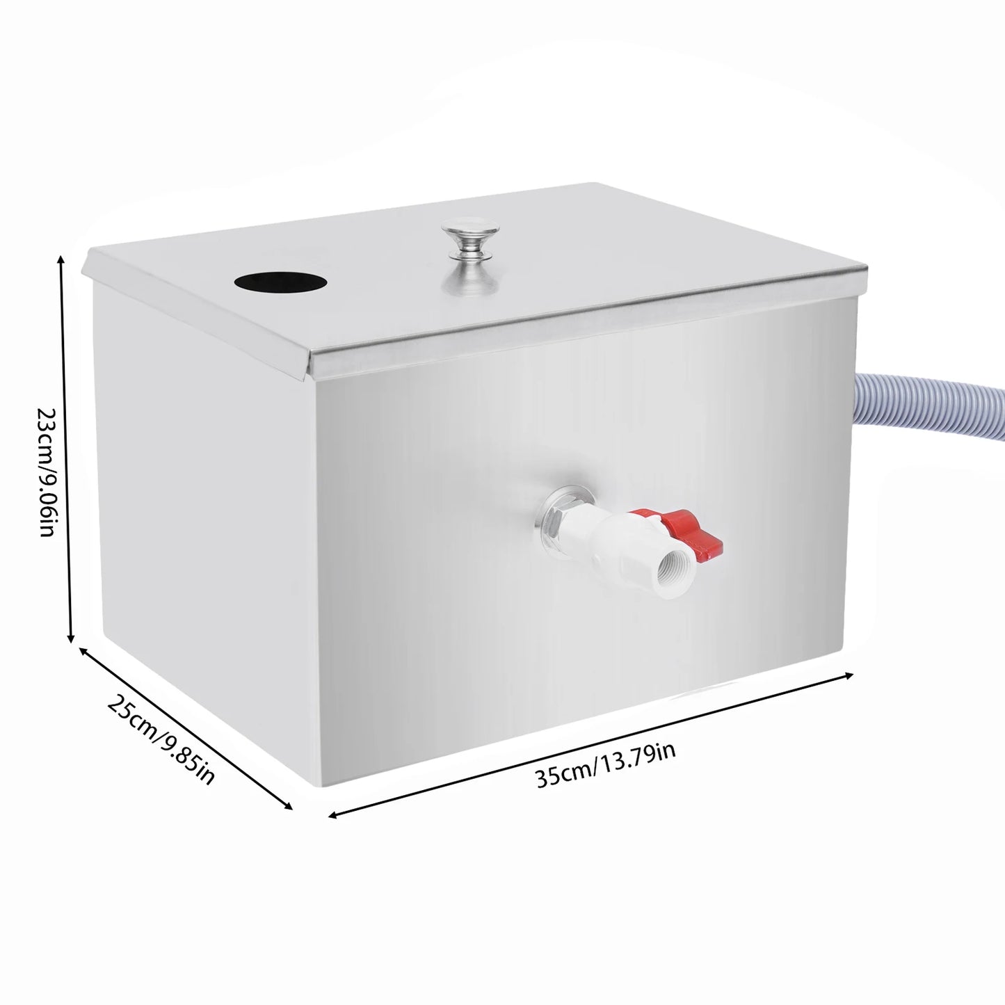 Grease Trap Interceptor Stainless Steel Waste Water Fat Separator Oil Separator for Kitchen