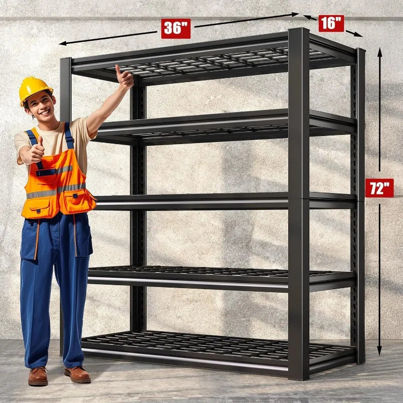 Garage Shelving 3000LBS Storage Shelves Heavy Duty Unit