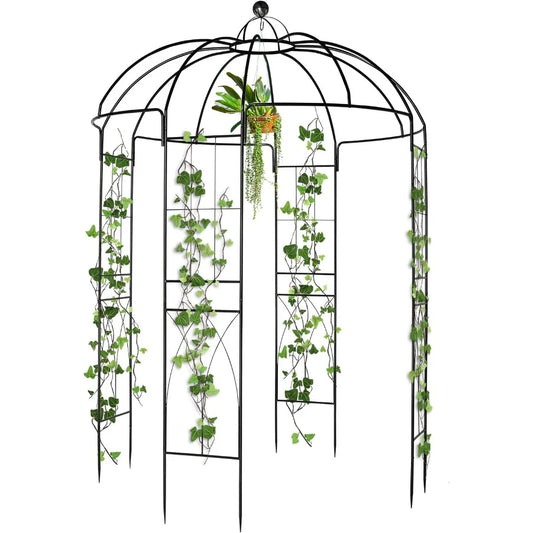 Heavy Duty Garden Arch Arbor Metal Pergola Outdoor Use
