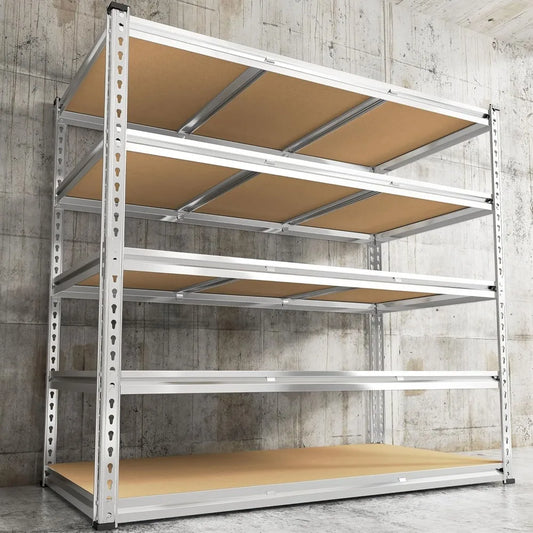 Reibii 5 Tier Garage Shelving Unit Adjustable Heavy Duty Metal Storage 3020 Lbs