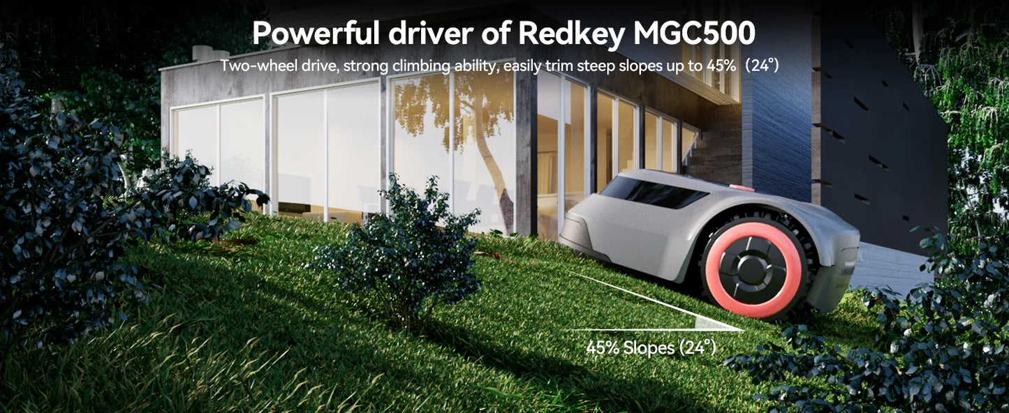 Redkey CTOF Robotic Lawn Mower MGC800 MGC1000 App Control
